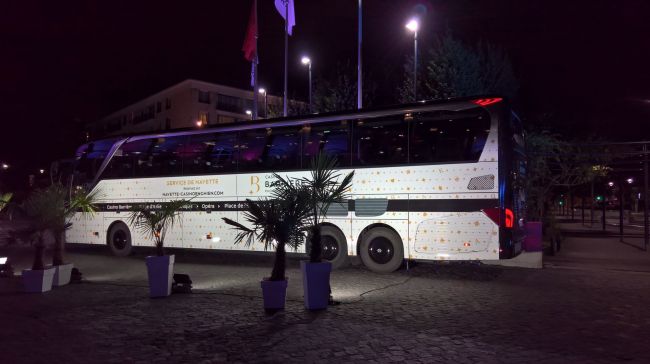 Inauguration de la Navette du casino d'Enghien les Bains